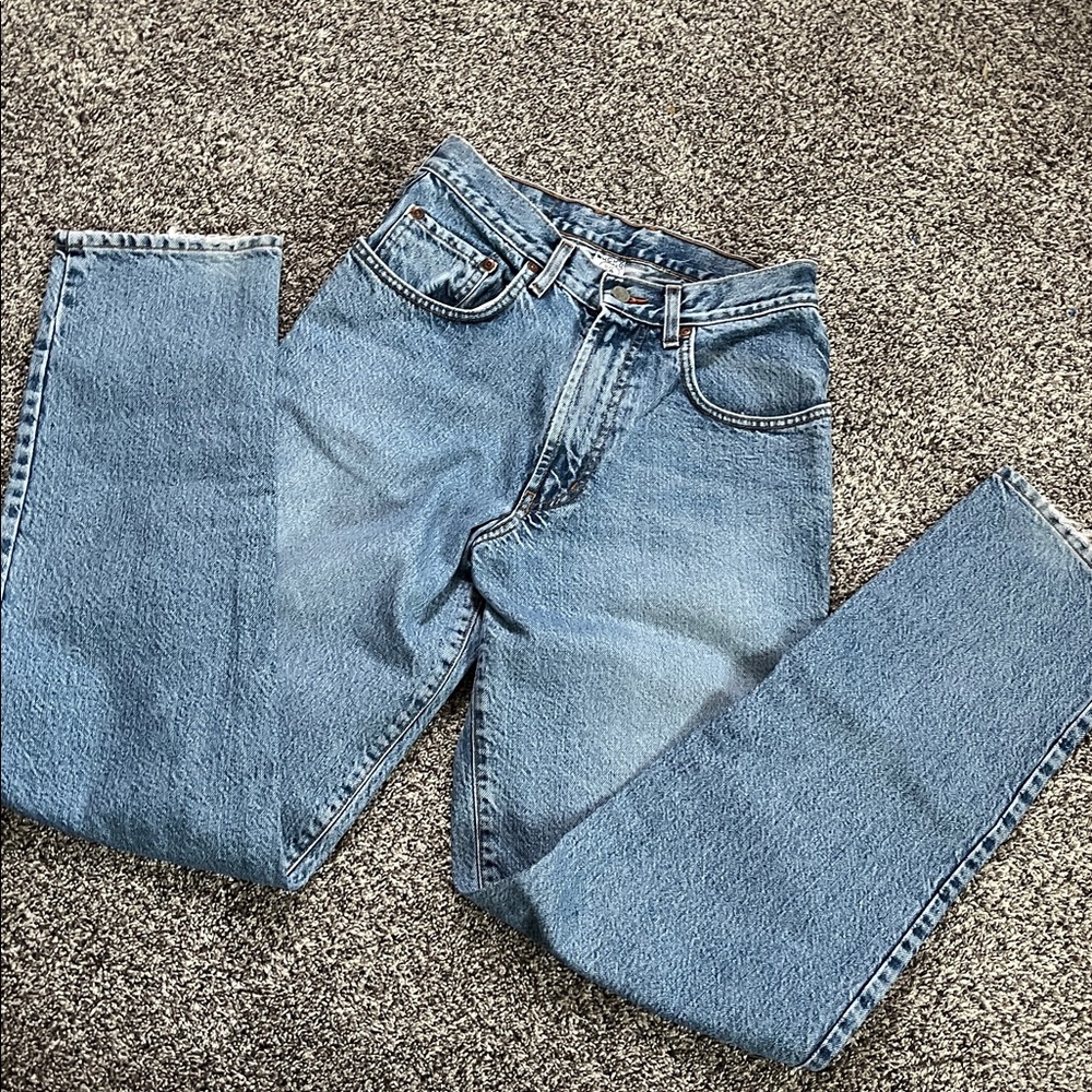 BOGO FREE Vintage Lucky Brand Dungarees High Waist Mom Jeans Tapered Leg Relaxed